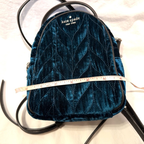 Kate Spade Briar Lane Quilted Crushed Velvet Mini Convertible Backpack main image 7